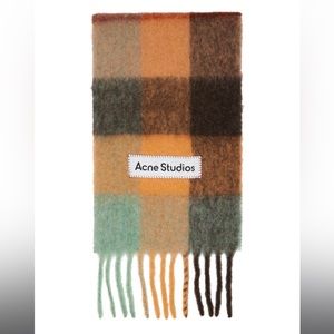 Acne Scarf (Orange and Brown)